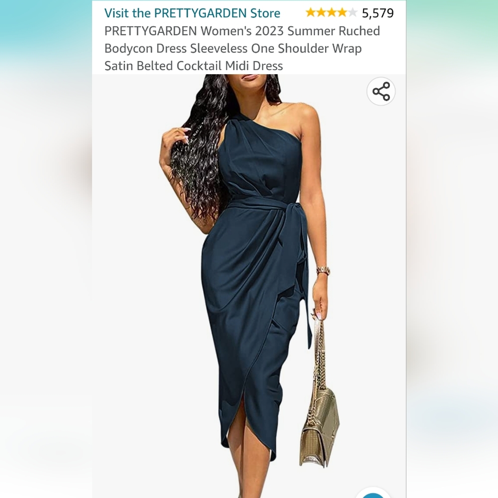 Navy cocktail dress